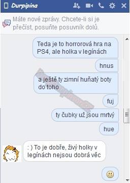 Co máš proti tlustým legínám?
Rasisto… :D