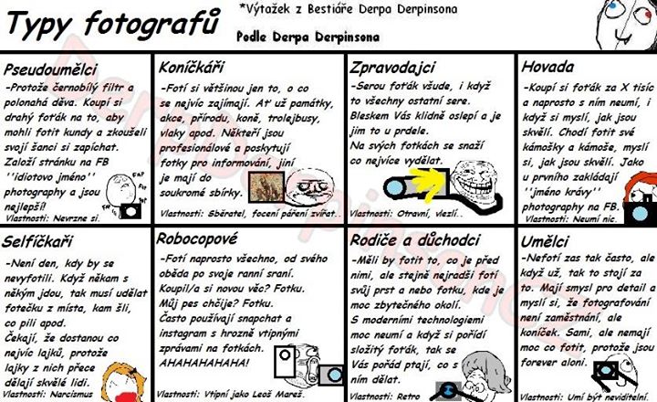 Jinak jsem ten poslední typ. Fakt.. Přísahám.. :D